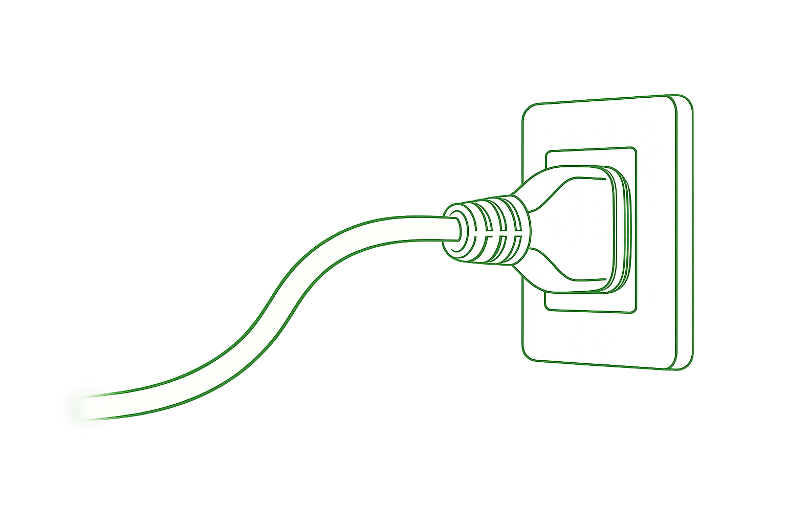 Plug and socket integration illustration